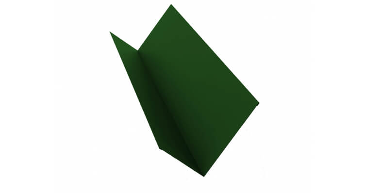Планка примыкания 90х140 0,45 PE RAL 6002 лиственно-зеленый (2м)