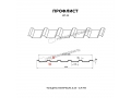 Профнастил профиль МП35 x 1035 B покрытие ECOSTEEL T 01 цвет Золотой Дуб толщина 0,5 мм