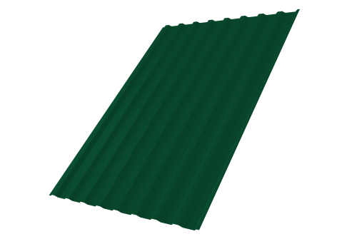 Профнастил С20В 0,5 Satin RAL 6005 зеленый мох