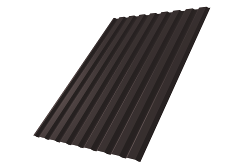 Профнастил С20A 0.45 PE-Double RAL 9005 черный