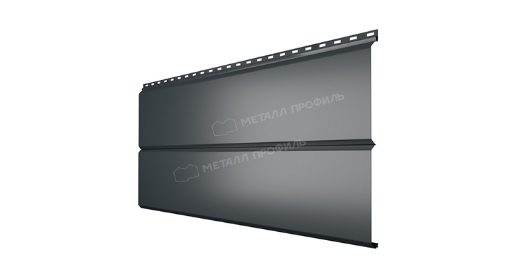 Сайдинг Металл Профиль Lбрус-XL-14х335 NormanMP (ПЭ-01-7016-0.5)