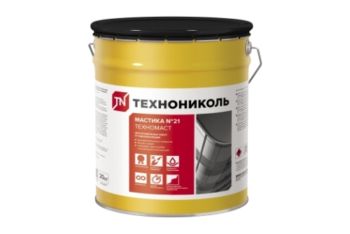 Мастика кровельная Технониколь №21 Техномаст 20кг (ведро)